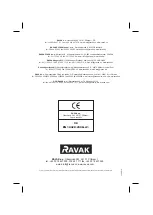 Preview for 16 page of RAVAK SUPERNOVA ASRV 3-100 Installation Instructions Manual