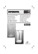 RAVAK Supernova SKCP 4 Installation Instructions Manual предпросмотр