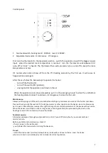 Предварительный просмотр 8 страницы Ravanson PTC2001 User Manual