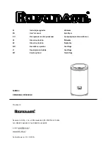 Preview for 1 page of Ravanson XPB2800-B User Manual