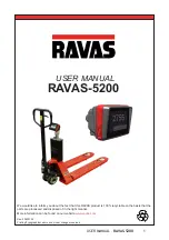 Ravas 5200 User Manual preview