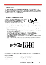 Preview for 4 page of Ravas ProLine 5200-Li User Manual