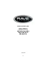 Предварительный просмотр 12 страницы Rave Sports LUMA TUBE Operating Instructions Manual