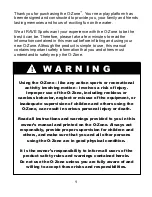 Preview for 2 page of Rave Sports O-ZONE Owner'S Manual