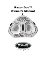 Предварительный просмотр 1 страницы Rave Sports Razor Duo Owner'S Manual