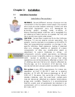 Preview for 16 page of Ravel RE 150D Installation, Commissioning & Operating  Manual