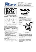 Ravel RE316 Series Installation Wiring Diagram предпросмотр