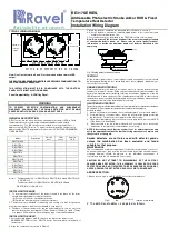 Ravel RE317 Series Installation Wiring Diagram preview