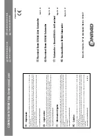 Preview for 1 page of Raveland Boom 80 MkII Operating Instructions Manual