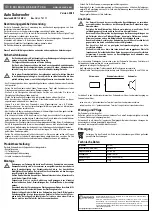 Preview for 1 page of Raveland BRR 130 MK-II Operating Instructions