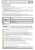 Preview for 109 page of Ravelli COMPACT RBV 710 Use And Maintenance Manual