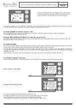 Preview for 29 page of Ravelli Francesca User And Maintenance Manual