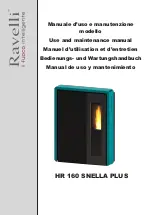 Ravelli HR 160 SNELLA PLUS Use And Maintenance Manual preview