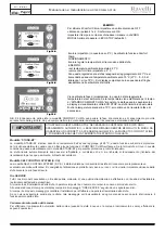 Предварительный просмотр 34 страницы Ravelli HR 160 SNELLA PLUS Use And Maintenance Manual