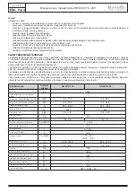 Preview for 14 page of Ravelli HR EVO 170 Instructions For Installation, Use And Maintenance Manual