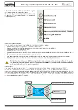 Preview for 145 page of Ravelli HR EVO 170 Instructions For Installation, Use And Maintenance Manual