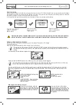 Preview for 62 page of Ravelli Infinity Plus 7 Use And Maintenance Manual