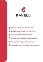 Ravelli RBH 150 V Use And Maintenance Manual preview