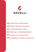 Preview for 1 page of Ravelli Vittoria C Deco Use And Maintenance Manual