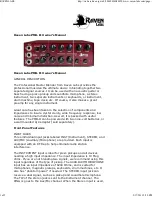 Preview for 2 page of Raven Labs PMB-II Owner'S Manual