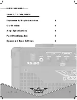 Preview for 3 page of Raven 20 WATT RG20 User Manual