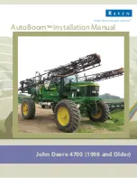 Preview for 1 page of Raven AutoBoom John Deere 4700 Installation Manual