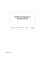 Raven AutoBoom Calibration & Operation Manual preview