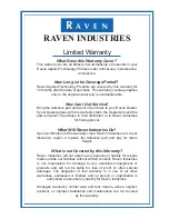 Preview for 15 page of Raven Case SPX 3150 Installation Manual