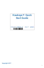 Предварительный просмотр 1 страницы Raven Hawkeye Start Manual