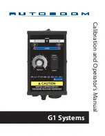 Предварительный просмотр 1 страницы Raven PRECISION AUTOBOOM G1 Calibration And Operator'S Manual