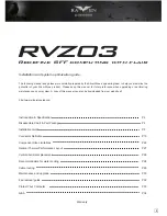 Preview for 3 page of Raven RAVEN RVZ03 Installation And System Optimization Manual