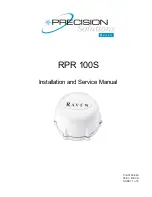 Raven RPR 100S Installation And Service Manual предпросмотр