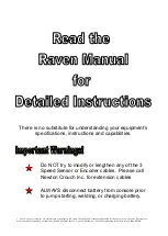 Preview for 1 page of Raven SCS 660 Programming