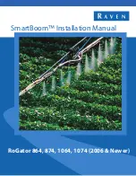 Raven SmartBoom RoGator 864 Installation Manual preview