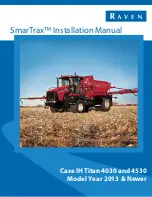 Raven SmarTrax Case IH Titan 4030 Installation Manual preview