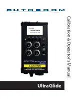 Raven UltraGlide Autoboom Calibration & Operator'S Manual preview