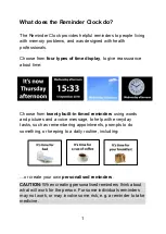 Preview for 4 page of Ravencourt Rosebud Reminder Clock How To Use Manual