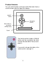 Preview for 6 page of Ravencourt Rosebud Reminder Clock How To Use Manual