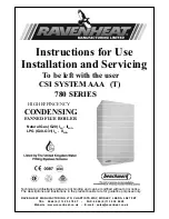 Предварительный просмотр 1 страницы Ravenheat 780 Series Instructions For Use Installation And Servicing