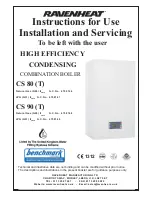 Preview for 1 page of Ravenheat CS 80 T Instructions For Use Installation And Servicing