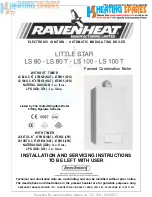 Preview for 1 page of Ravenheat Little Star LS 80 Installation And Servicing Instructions