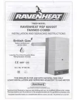 Preview for 1 page of Ravenheat RSF820/20T Installation And Servicing Manual