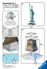 Ravensburger 3D Puzzle Statue Of Liberty Manual preview