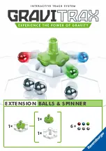 Ravensburger GraviTrax EXTENSION BALLS & SPINNER Manual preview