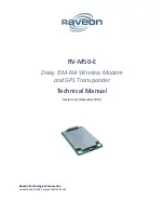 Raveon Daisy RV-M50-E Technical Manual preview
