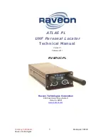 Предварительный просмотр 1 страницы Raveon RV-M7-UC-PL Technical Manual