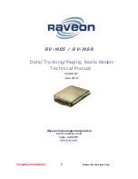 Preview for 1 page of Raveon RV-M8R Technical Manual