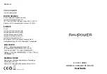 Ravpower E-TOUCH Series User Manual preview