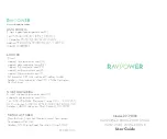 Ravpower Prime RP-PB183 User Manual preview