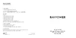 Ravpower RP-PB054 User Manual preview